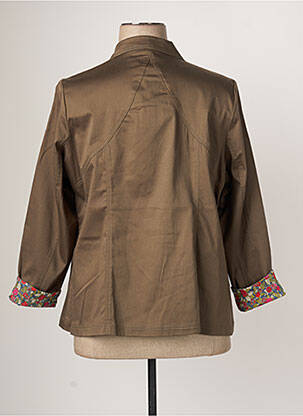 Jachete casual guler tip costum verde CHRISTIAN MARRY femeie