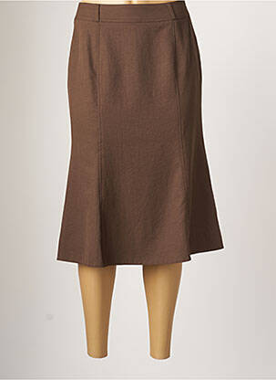 Fustă midi maro CHRISTIAN MARRY femeie