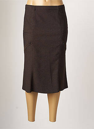 Fustă midi maro CHRISTIAN MARRY femeie