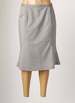 Fustă midi gri CHRISTIAN MARRY femeie