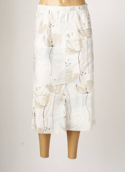 Fustă midi alb CHRISTIAN MARRY femeie