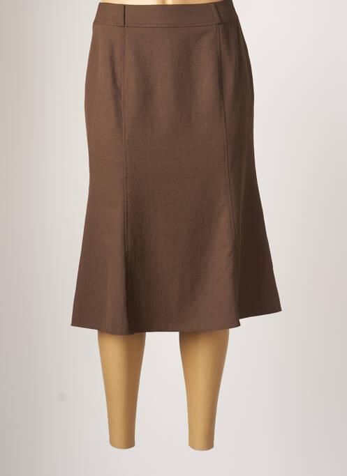 Fustă midi maro CHRISTIAN MARRY femeie