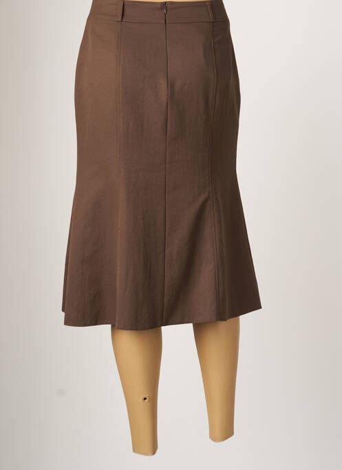 Fustă midi maro CHRISTIAN MARRY femeie