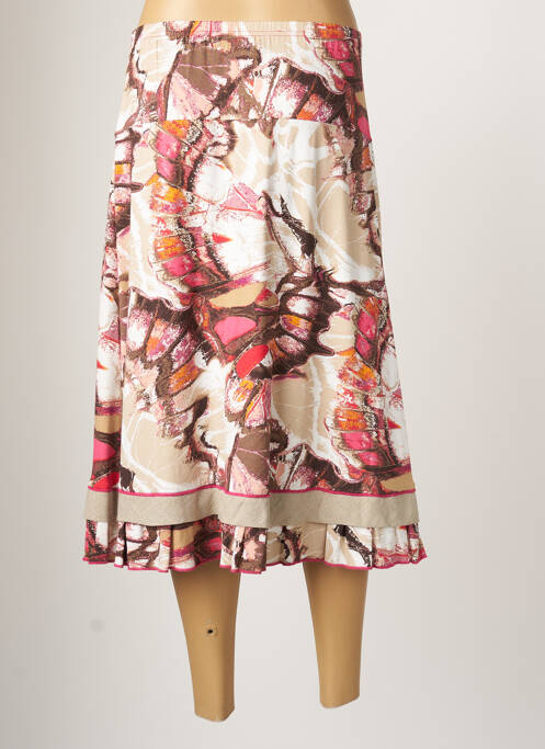 Fustă midi talie înaltă bej RODAM femme