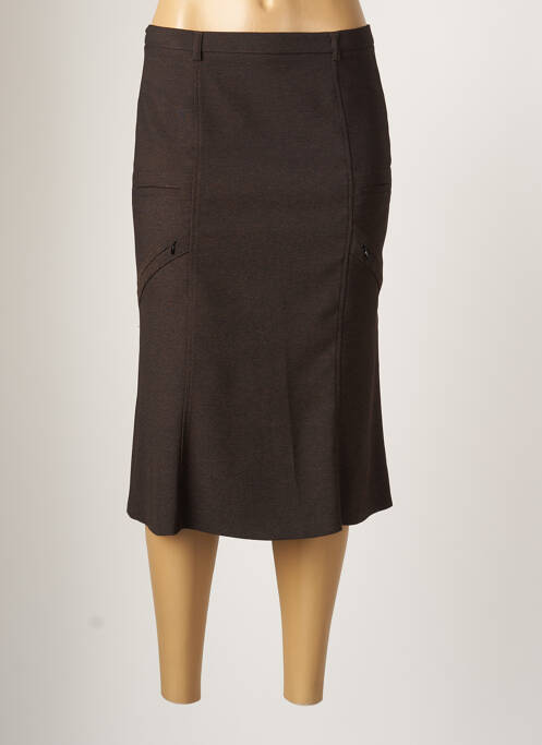 Fustă midi maro CHRISTIAN MARRY femeie