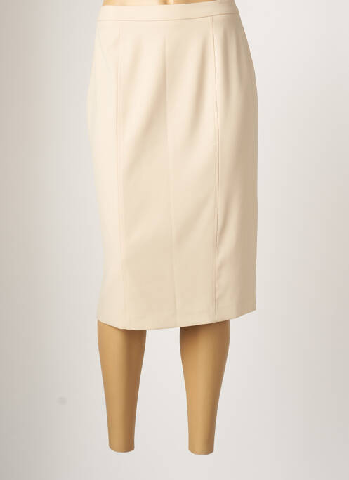 Fustă midi bej SYM femeie