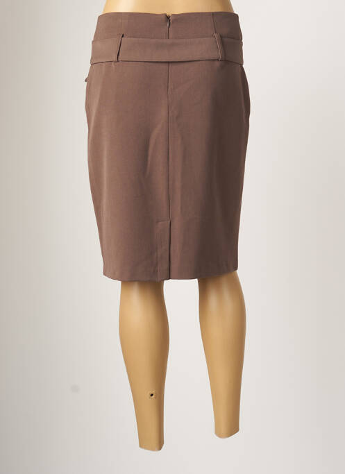 Fustă midi maro PAZ TORRAS femeie