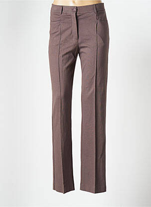 Pantalon drept elasticitate mărime normală maro LEWINGER femeie