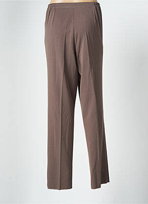 Pantalon drept talie elastică mărime normală maro GRIFFON femeie