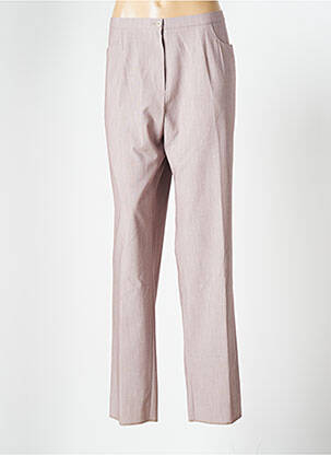 Pantalon drept talie elastică mărime normală bej GRIFFON femeie
