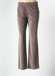 Pantalon drept elasticitate mărime normală maro BLEU DE SYM femeie