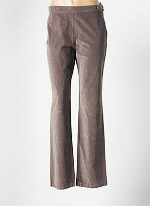 Pantalon drept maro BLEU DE SYM femeie