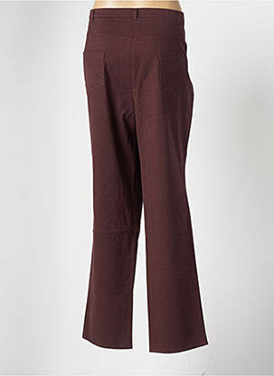 Pantalon drept elasticitate mărime normală maro #144894 femeie