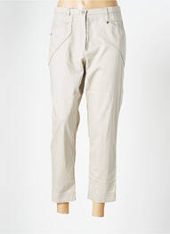 Pantalon 7/8 elasticitate mărime normală bej CHRISTIAN MARRY femme