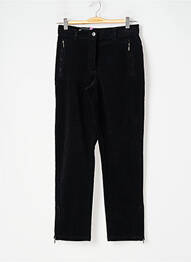Pantalon trei sferturi elasticitate mărime normală negru JENSEN femme