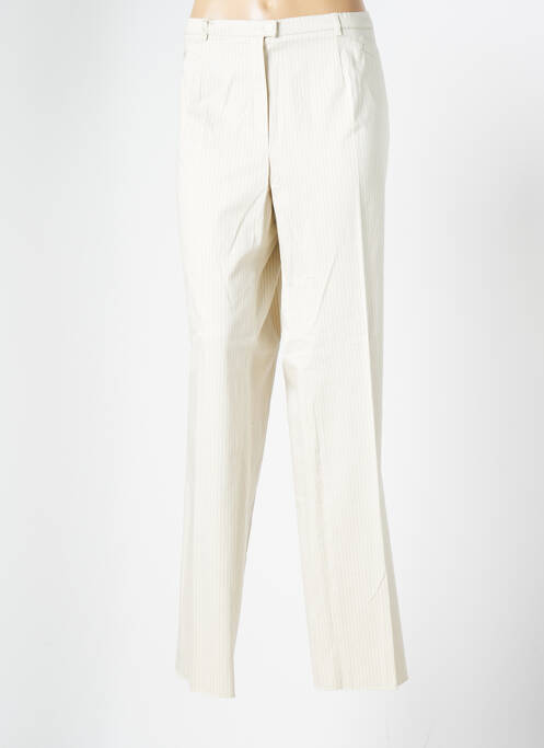 Pantalon drept bej CHRISTIAN MARRY femeie