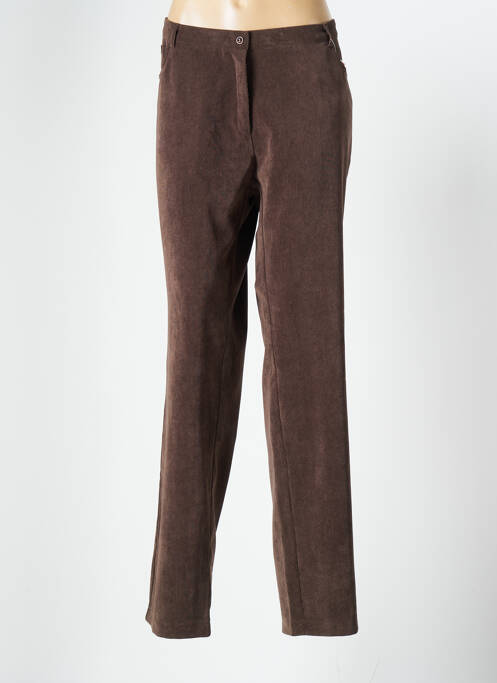 Pantalon drept maro COSTURA 40 femeie