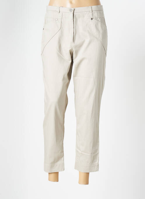 Pantalon 7/8 bej CHRISTIAN MARRY femeie
