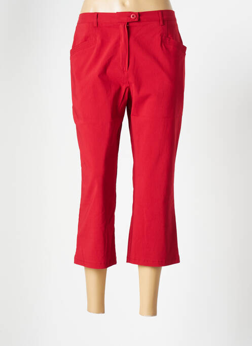 Pantalon trei sferturi roșu TELMAIL femeie