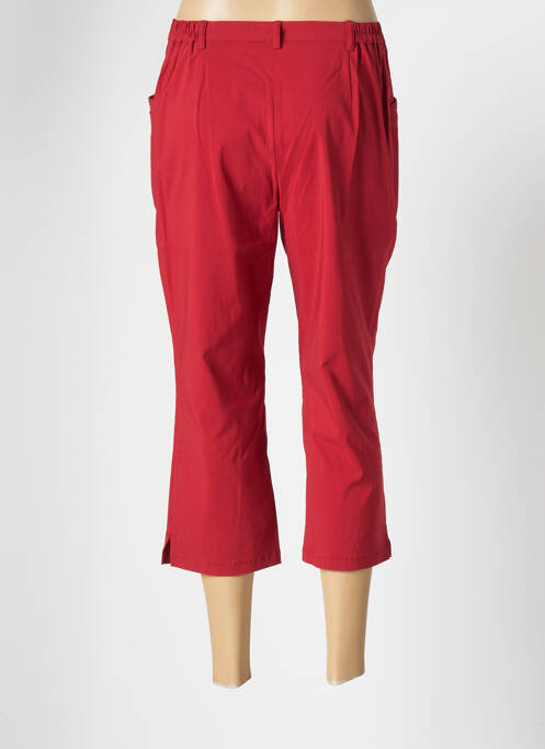 Pantalon trei sferturi roșu TELMAIL femeie