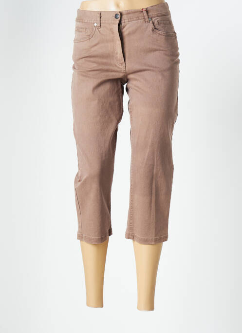 Pantalon trei sferturi bej JENSEN femeie