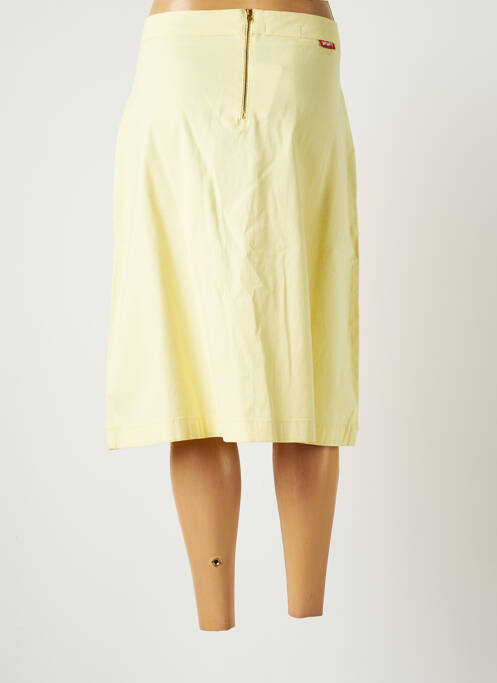 Fustă midi galben MADEMOISELLE YEYE femeie