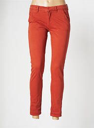 Pantalon chino talie joasă talie joasă portocaliu REIKO femeie