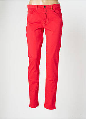 Pantalon slim roșu COUTURIST femeie