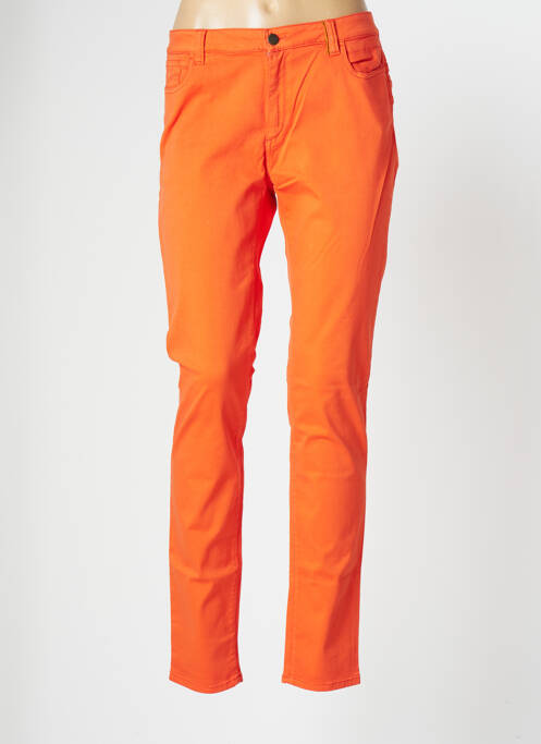 Pantalon slim portocaliu COUTURIST femeie