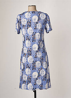 Rochie midi mâneci scurte mâneci scurte albastru WHITE STUFF femeie
