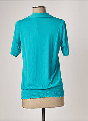 Tricou elasticitate mâneci scurte albastru BAKERY LADIES femeie