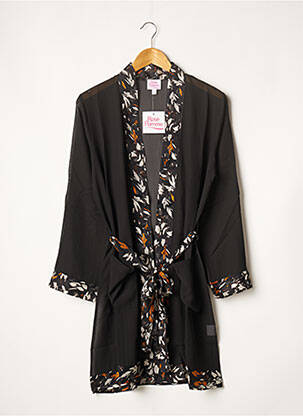 Halat de casă negru ROSE POMME femeie