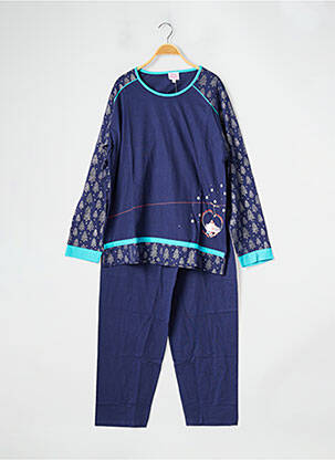 Pijama țesătură jerseu albastru ROSE POMME femme