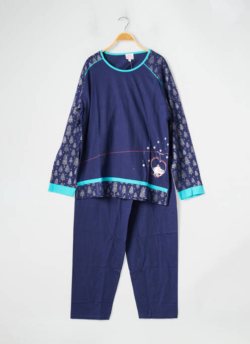 Pijama țesătură jerseu albastru ROSE POMME femme