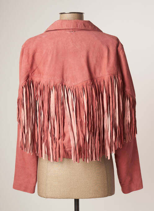 Geacă roz ROSE GARDEN femeie