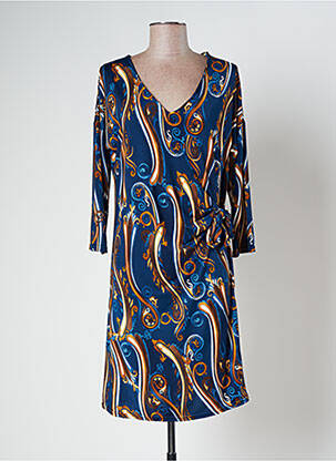 Rochie midi albastru LE SINGE DE JULIE femeie