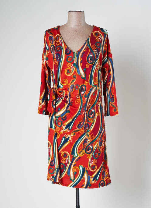 Rochie midi portocaliu LE SINGE DE JULIE femeie