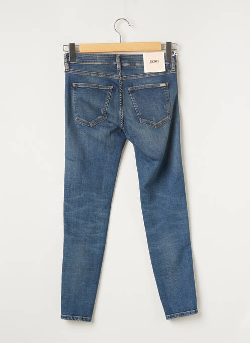 Blugi cu croială slim albastru REIKO femeie