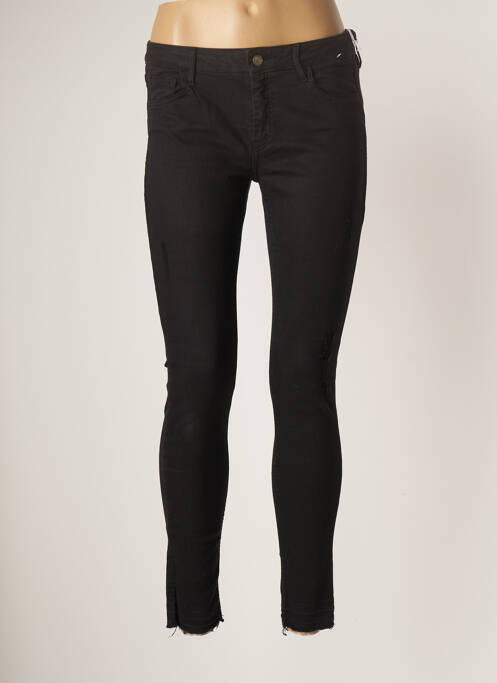 Blugi cu croială slim negru REIKO femeie