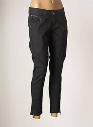 Pantalon slim talie joasă talie joasă negru DDP femeie