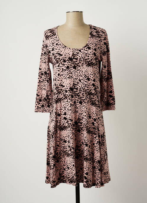 Rochie midi roz LES FILLES DE NEAUX femeie