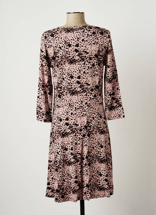 Rochie midi roz LES FILLES DE NEAUX femeie