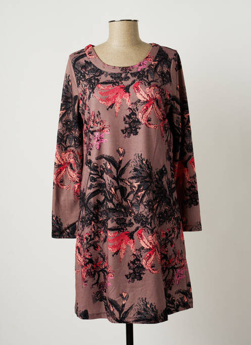 Rochie midi maro SOGGO femeie