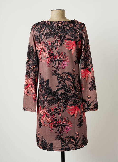 Rochie midi maro SOGGO femeie