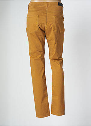 Pantalon slim elasticitate mărime normală galben COUTURIST femeie