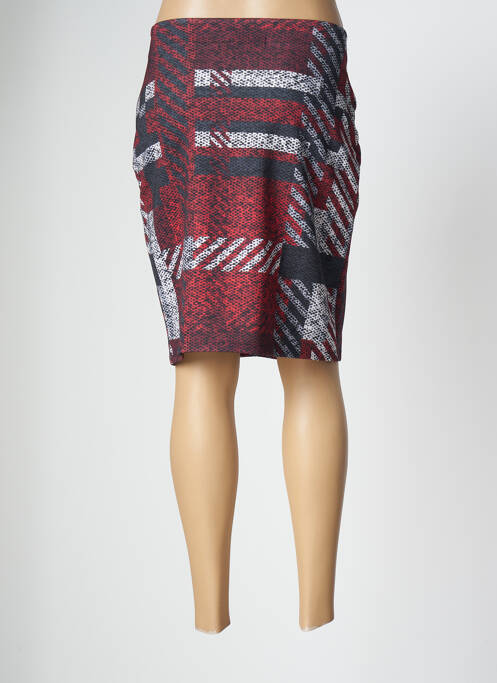 Fustă midi roșu MALOKA femeie