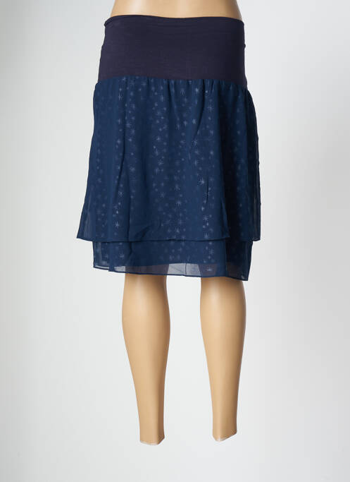 Fustă midi albastru LES FILLES DE NEAUX femeie