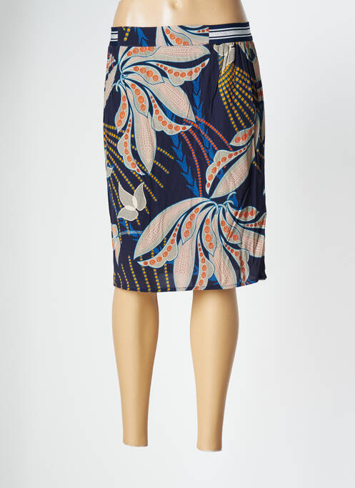 Fustă midi albastru JULIE GUERLANDE femeie