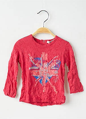 Tricou roșu 3 POMMES fată