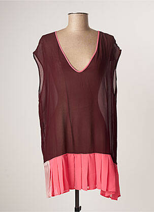 Tunică mâneci scurte roșu TWIN SET femeie